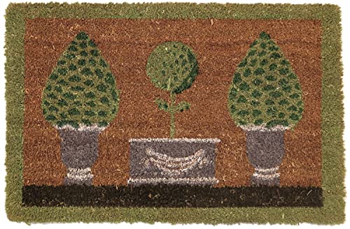 oKu-Tex Raja Fußmatte Kokos, Kokosmatte | für außen | Outdoor | Garten grün | Aufdruck | 40 x 60 cm von oKu-Tex