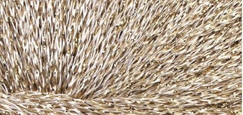 10x50 Gramm Ilkadim Export Starbella Strickgarn mit Glitzer, Glitter Strickwolle einfarbig, 500g Effektgarn (gold 320-02) von Ilkadim Export