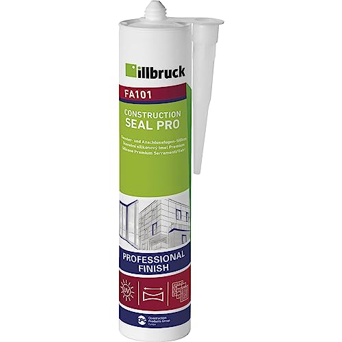 ILLBRUCK 395110 FA101 Fenster-und Anschlussfugen-Silikon 310ml ockerbraun von Illbruck