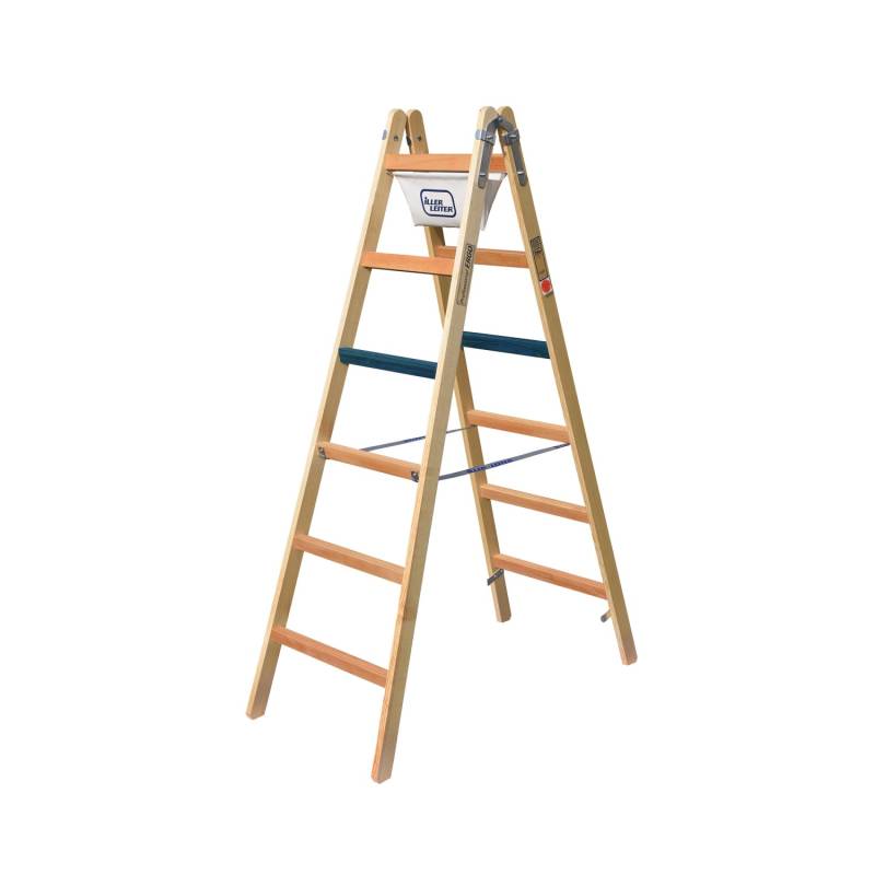 Iller Breitsprossen Stehleiter Professional ERGO 2x7 Sprossen von Iller Leiter
