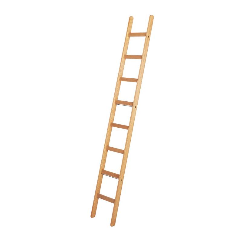 Iller Holz Anlegeleiter Bauleiter mit Vierkantholmen 8 Sprossen von Iller Leiter