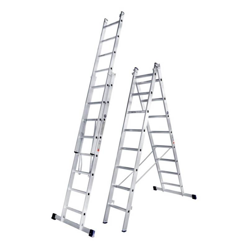 Iller Mehrzweckleiter Eurostars 2x12 Sprossen von Iller Leiter