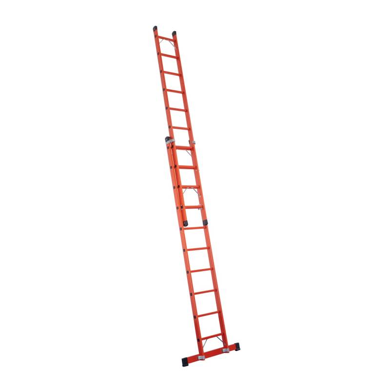 Iller Vollkunststoff Schiebeleiter 2x8 Sprossen von Iller Leiter