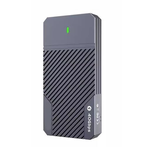 40 Gbit/s M.2 NVMe Gehäuse Externes tragbares Gehäuse für 3/4 USB C Hard Box, unterstützt NVMe 40 Gbit/s M.2 NVMe Gehäuse Externes tragbares Gehäuse für 3/4 USB C Hard Box, unterstützt NVMe von Illkjasfc