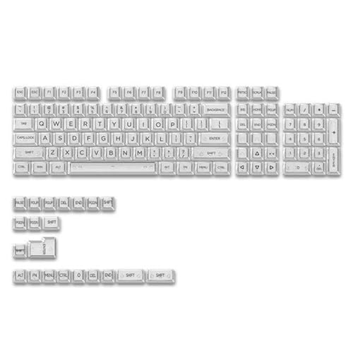 Illkjasfc 132 Tasten PC Crystal Backlit Keycaps CBSA Height Translucents Keycap For Mechanical Keyboards von Illkjasfc