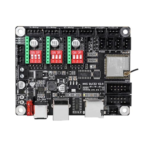 Illkjasfc 3D Drucker Mainboard DLC32 Version 2.1 Graveur Offline Steuerung 32 Bit Mit Light Burn GRBLaser Gravur Controller von Illkjasfc
