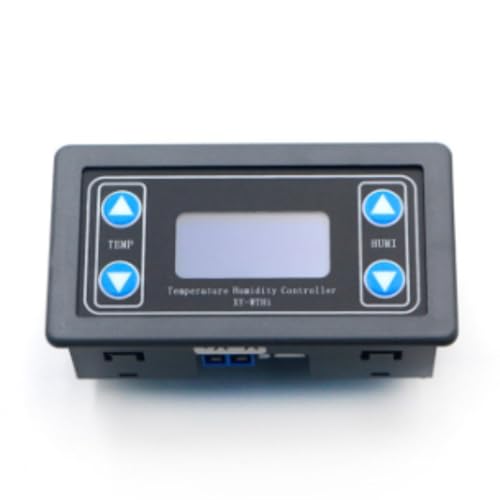 Illkjasfc 6-30V Temperatur Feuchtigkeitskontrollmodul Doppelausgang Automatische Platine Digitalanzeige Für Gewächshäuser von Illkjasfc