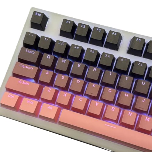 Illkjasfc Farbige Tastenkappen, OEM-Höhe, Hintergrundbeleuchtung, für mechanische Gaming-Tastaturschalter, Tastenkappen-Set, 130 Stück Illkjasfc Farbige Tastenkappen, OEM-Höhe, Hintergrundbeleuchtung, für mechanische Gaming-Tastaturschalter, Tastenkappen-Set, 130 Stück von Illkjasfc
