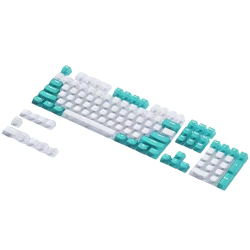 Illkjasfc Keycaps Stilvolle PC-Tastenkappen, 114 Tasten, für 61/64/68/84/85/87/98/100/104/108 mechanische Tastaturen Illkjasfc Keycaps Stilvolle PC-Tastenkappen, 114 Tasten, für 61/64/68/84/85/87/98/100/104/108 mechanische Tastaturen von Illkjasfc