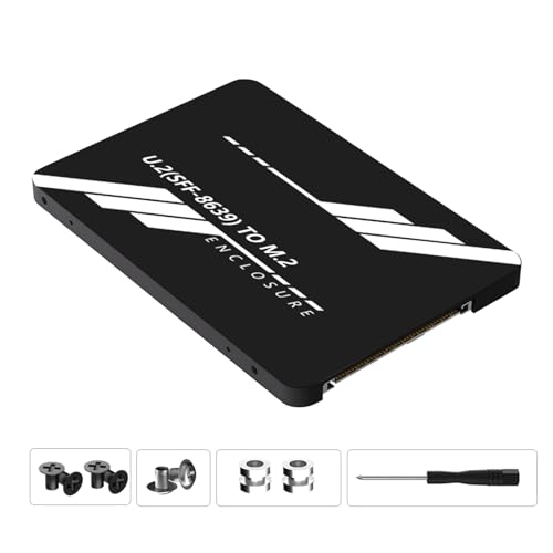 Illkjasfc NVME Gehäuse Adaptern SFF-8639 NGFF MKeys PCIe Gehäusebox Mainboard Ersetzt 750 von Illkjasfc