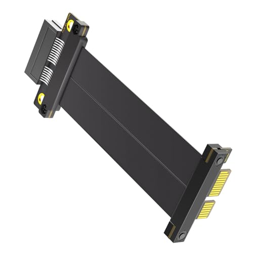 Illkjasfc PCIE4.0 1X Verlängerungskabel 180 Grad Bis 90 Grad Grafikkarte Extender Desktop Computer Motherboard Adapter Illkjasfc PCIE4.0 1X Verlängerungskabel 180 Grad Bis 90 Grad Grafikkarte Extender Desktop Computer Motherboard Adapter von Illkjasfc