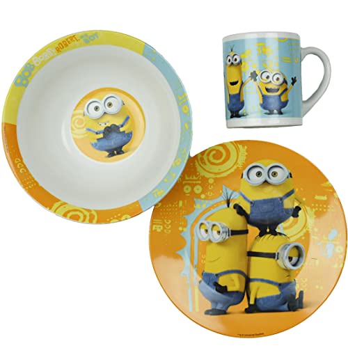 Illumination Entertainment Set of Dishes, Porzellan, Multicolour, 1 cm, 3-Einheiten von p:os