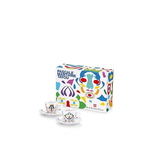 illy Art Collection Pascale Marthine Tayou 2 Tassen Espresso nummeriert signiert von illy
