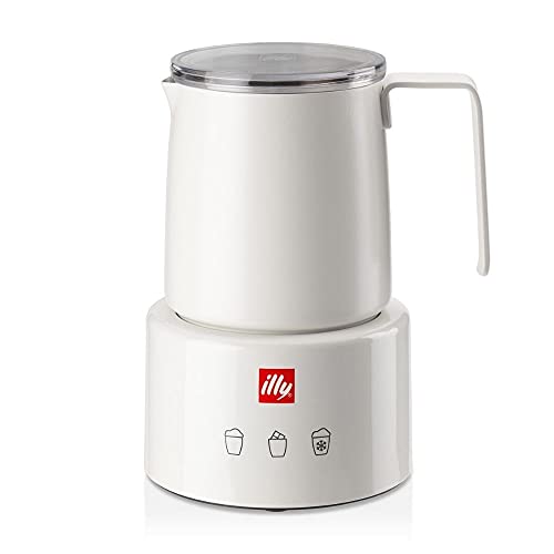 illy Milk Frother Elektrischer Milchaufschäumer für heißen und kalten Milchschaum und heiße Schokolade von Illy