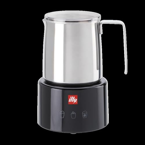 illy Milk Frother - elektrischer Milchaufschäumer schwarz by Piero Lissoni von Illy