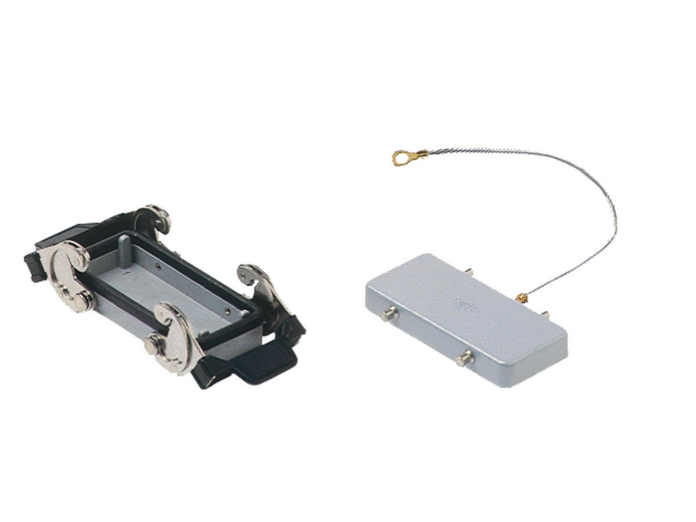 Ilme Kabelverbinder-Sortiment ILME Aluschutzdeckel f.2 Bügel, Größe 57x27 Ilme Kabelverbinder-Sortiment ILME Aluschutzdeckel f.2 Bügel, Größe 57x27 von Ilme