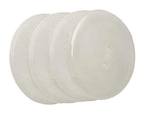 Iloda® 6x Mikrowellenabdeckhaube Kunststoff 26 cm, Abdeckhaube Mikrowelle, Mikrowellenhaube, Tellerglocke, Tellerhaube, Mikrowellen-Deckel von Iloda