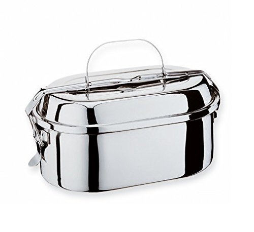 Ilsa 5101 Picknickbox, 16 cm, silberfarben von Ilsa