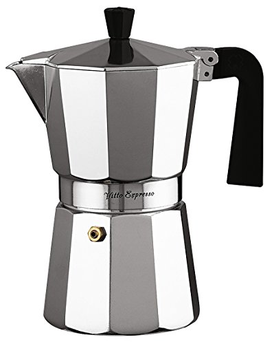 Ilsa – Aluminium Vitto Expresso Kaffeemaschine, Silber 3 Tassen Zentimeter Silber von Ilsa