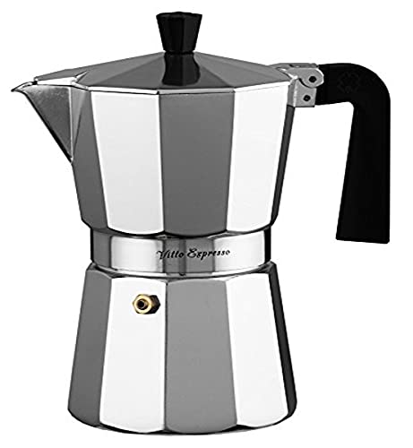 Ilsa – Aluminium Vitto Expresso Kaffeemaschine, Silber 12 Tassen Zentimeter Silber von Ilsa