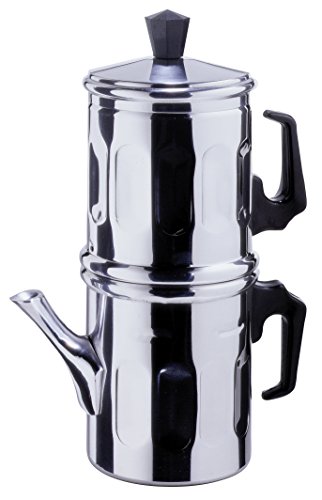 Ilsa Napoletana Kaffemaschine, Aluminium, Silber, für 3 Tassen von Ilsa