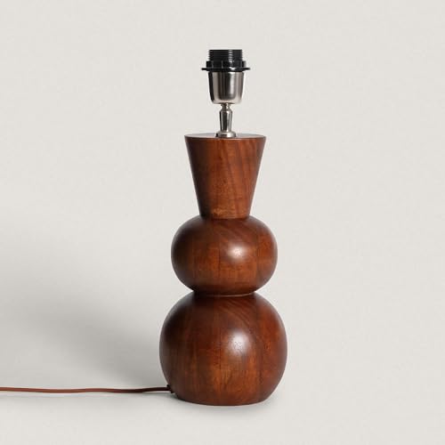 Iluzzia Lampenfuß für Tischleuchte Holz Vinda Natürlich von Iluzzia