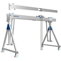 SCHILLING Alu-Portalkran mit teilbarem Doppelträger, verfahrbar, Einhängepunkt 2.044-2.444 mm, Länge 4.000 mm, TK 1.500 kg SCHILLING Alu-Portalkran mit teilbarem Doppelträger, verfahrbar, Einhängepunkt 2.044-2.444 mm, Länge 4.000 mm, TK 1.500 kg von SCHILLING