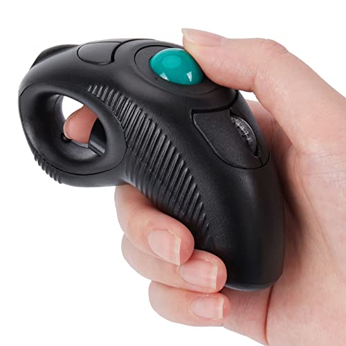 IMAGE Trackball Maus Kabellose USB Handheld Funkmaus mit Laser für Rechts- oder Linkshänder von IMAGE