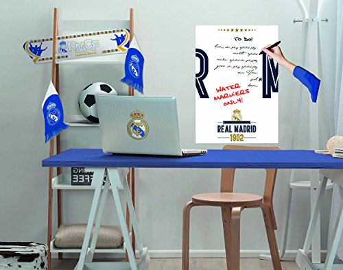 Imagicom boardwrm02 Madrid Tafel Sticker, Typ Logo Real, PVC, Weiß, 0.1 x 49 x 68.5 cm von Imagicom