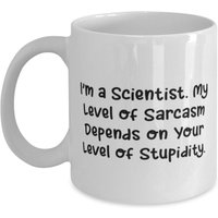 Ich Bin Ein Wissenschaftler. Mein Grad An Sarkasmus Hängt Von Deinem Dummheit Ab. Wissenschaftler 11 Unzen 15 Becher, Günstige Geschenke, Tasse von ImaginePlus