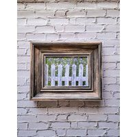 Rustikaler Lattenzaun Gerahmt 5x7 Fotografie Wand Oder Schreibtisch Kunst von ImagineRanch