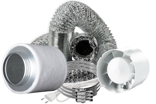 Imagro Abluftset 107 m³/h Vents Ventilator Aktivkohlefilter AKF 100mm Imagro Abluftset 107 m³/h Vents Ventilator Aktivkohlefilter AKF 100mm von Imagro