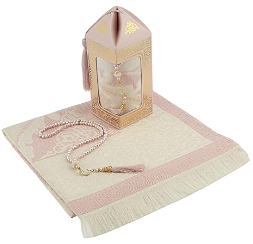 Imani Aksa Geschenkbox -Muslimische Islamicher Geschenke mit Gebetsteppich und Gebetskette- Seccade- Gebetsteppich-Prayer Rug- Sajadah- Islamischen-Namaz- Janamaz- Islam von Imani Aksa