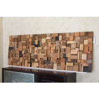 Feine Wandkunst, Altholz-Wandkunst, Skulptur-Wand-Dekor, Handgemachte Holz-Wand-Kunst, Strukturiertes Holz-Wand-Dekor, Wand-Kunst-Trend von Imarteko