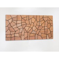 Holz Wand Kunst, Skulptur Skulptur, Trends Mosaik Recycling Dekoration von Imarteko