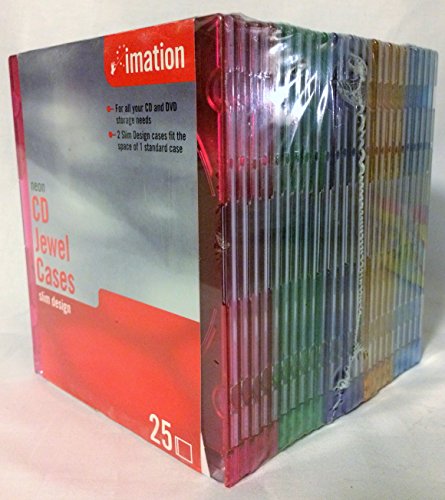Imation 25xCD leer Cases Color Slim Line von Imation