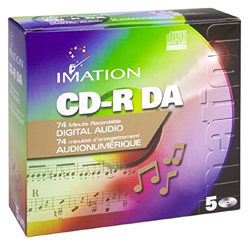 Imation CD-R Audio 700 MB – 80 Min. 5er Pack (STD Jewel Case) von Imation