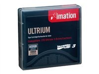 Imation IL10012600 LTO Ultrium 3 labelled 400 / 800GB with case von Imation