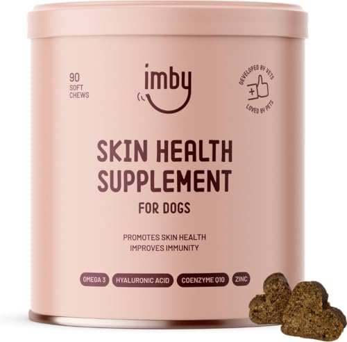 Imby Pet Food | Skin Health Skin & Fell Supplement Hund | 90 Chews | Hypoallergen | Hyaluronsäure & Coenzym Q10 | Glänzendes Fell & Gesunde Haut Imby Pet Food | Skin Health Skin & Fell Supplement Hund | 90 Chews | Hypoallergen | Hyaluronsäure & Coenzym Q10 | Glänzendes Fell & Gesunde Haut von Imby