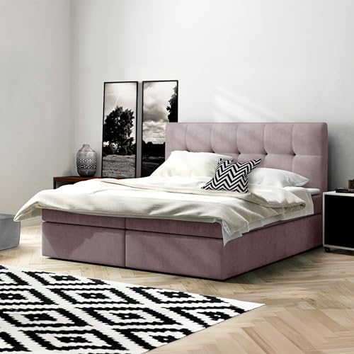 Imebel Holly Boxspringbett 160x200 cm mit 2 Bettkästen und Topper – Bett mit Matratze - Samt Velours, Hochwertig, Individuell anpassbar Imebel Holly Boxspringbett 160x200 cm mit 2 Bettkästen und Topper – Bett mit Matratze - Samt Velours, Hochwertig, Individuell anpassbar von Imebel