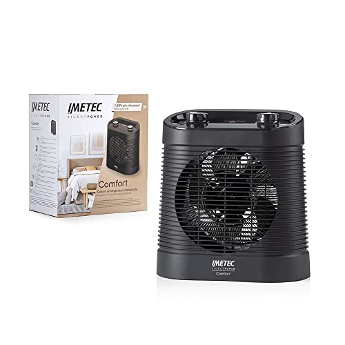 Imetec Silent Power Comfort Stille en compacte thermoventilator, 2100 W, met 4 standen, kamer- en veiligheidsthermostaat, antivriesfunctie en handvat von Imetec