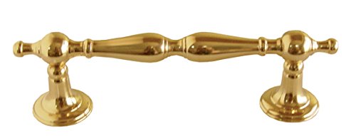 WOLFPACK LINEA PROFESIONAL B-76013 Imex EL Zorro B-76013-Drehgriff (Messing glänzend, 300 mm), Gold von WOLFPACK LINEA PROFESIONAL