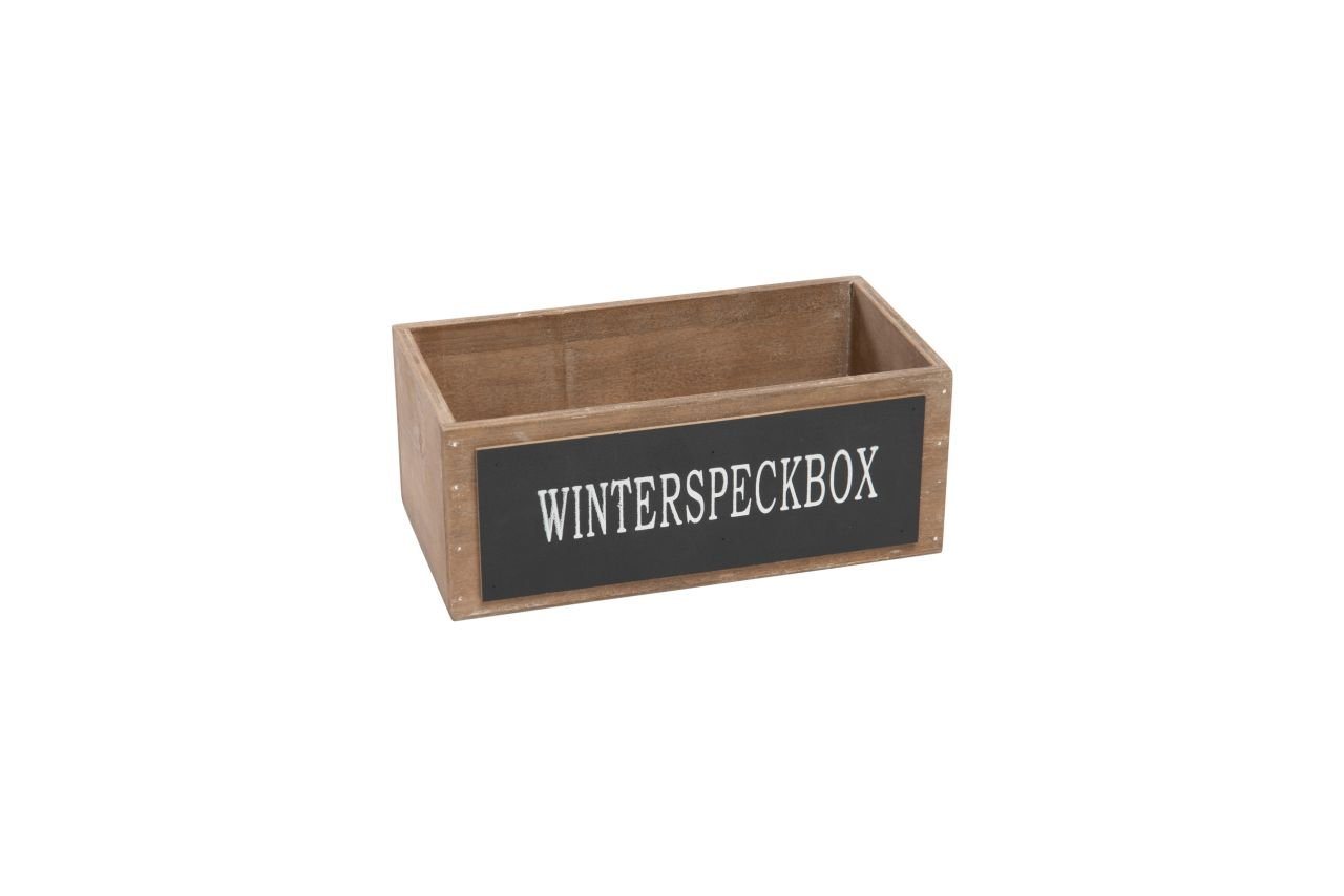 Imkerei Freese Weihnachtsfigur Freese Holzkiste Winterspeckbox 25 x 13 x 10 cm von Imkerei Freese