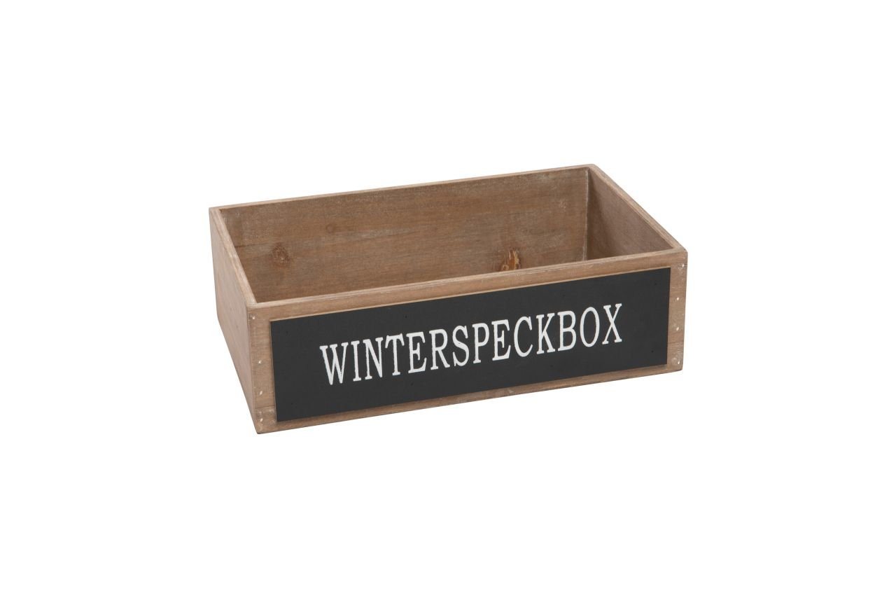 Imkerei Freese Weihnachtsfigur Freese Holzkiste Winterspeckbox 33 x 20 x 10 cm von Imkerei Freese
