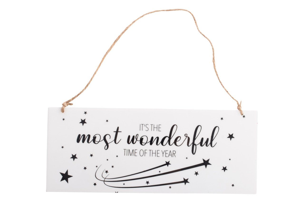 Imkerei Freese Weihnachtsfigur Freese Holz-Schild It's the most wonderful time Imkerei Freese Weihnachtsfigur Freese Holz-Schild It's the most wonderful time von Imkerei Freese