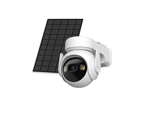 IMOU Cell PT Lite Kit 2K/3MP Outdoor Pan & Tilt Smart Wi-Fi Rechargeable Battery Security Camera with Solar Panel von Imou