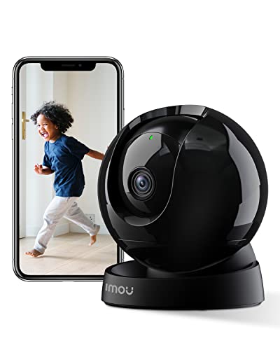 Imou 5MP Überwachungskamera Innen 355°/70°, 2K WLAN Kamera Indoor,Human/Pet Detection,Automatische Verfolgung,Auto Cruise,Zwei-Wege-Audio,Nachtsicht,Rex 3D von Imou