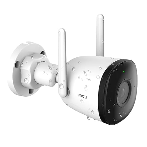 Imou 4MP Überwachungskamera Aussen WLAN IP Kamera Outdoor mit Bewegungsalarmen, 2,4G WiFi Outdoor Kamera mit IR Nachtsicht 30m, Personenerkennung, IP67 Wetterfest, Alexa von Imou