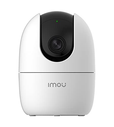 Imou 4MP Überwachungskamera Innen, WLAN Kamera Indoor, Intelligent Verfolgen mit Sirene, Zwei Wege Audio, KI-Personenerkennung, 360 Grad Schwenkbare, Kompatibel mit Alexa, 2,4Ghz, 1 Stück (1er Pack) von Imou