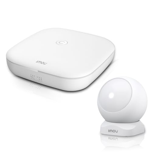 Imou Indoor Motion Sensor Alarm mit Alarm Hub, Wireless Infrarot Home Alarm Systeme, DIY PIR Bewegungsmelder mit APP Steuerung, 2-Jahres-Standby von Imou
